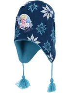 Czapki damskie - Disney Frozen Czapka "Kraina Lodu" w kolorze niebieskim - miniaturka - grafika 1