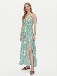 ONLY Sukienka letnia Ayo 15349299 Zielony Regular Fit - Sukienki - miniaturka - grafika 1