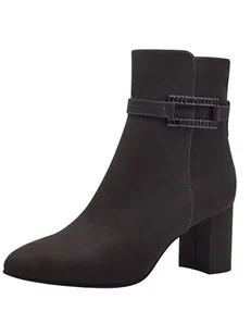 MARCO TOZZI Damskie botki Zip+Slip 2-25322-43, antracytowy, 38 EU - Botki damskie - miniaturka - grafika 1
