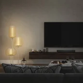 Lampy stojące - LEDVANCE lampa stojąca Decor Stick 3-punktowa. Wysokość 78cm, beżowa - miniaturka - grafika 1