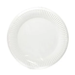 Talerz papierowy 23 cm 10 sztuk - Naczynia i sztućce jednorazowe - miniaturka - grafika 1