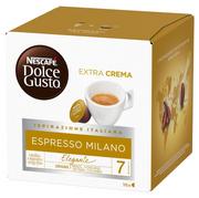 Kawa w kapsułkach i saszetkach - Kapsułki Nescafé Dolce Gusto Espresso Milano 16 sztuk - miniaturka - grafika 1