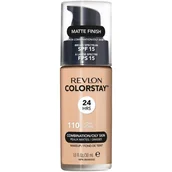 Podkłady do twarzy - Revlon ColorStay podkład z pompką do cery mieszanej i tłustej z kompleksem SoftFlex 110 Ivory 30ml - miniaturka - grafika 1