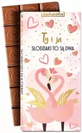 Czekolada - Czekolada 371 Walentynka (słodziaki dwa, flamingi), Passion - miniaturka - grafika 1