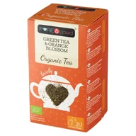 Herbata - Pure and Good Herbata Zielona Green Tea & Orange Blossom BIO 36g - Pure and Good - miniaturka - grafika 1