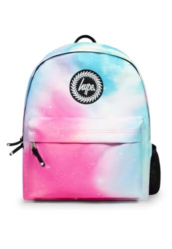 Hype Unisex dziecięcy różowy pastelowy plecak z napisem Fade Script, jeden rozmiar, różowy, Rozmiar uniwersalny