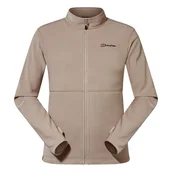 Kurtki męskie - Berghaus Męska kurtka Prism Micro Polartec InterActive Szarobrązowa, 3XL - miniaturka - grafika 1