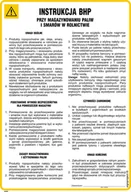 Instrukcje stanowiskowe BHP - IAI04 INSTRUKCJA BHP PRZY MAGAZYNOWANIU PALIW I SMARÓW W ROLNICTWIE, PN - PŁYTA PCV 1MM; (245X350MM) - miniaturka - grafika 1