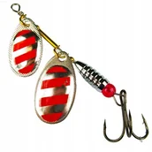 Przynęty - podwójna BLACHA OBROTÓWKA jaxon DOUBLE 8g D3c - miniaturka - grafika 1