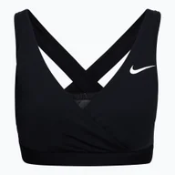 Bielizna sportowa damska - Biustonosz do karmienia Nike Swoosh Bra black/white - miniaturka - grafika 1