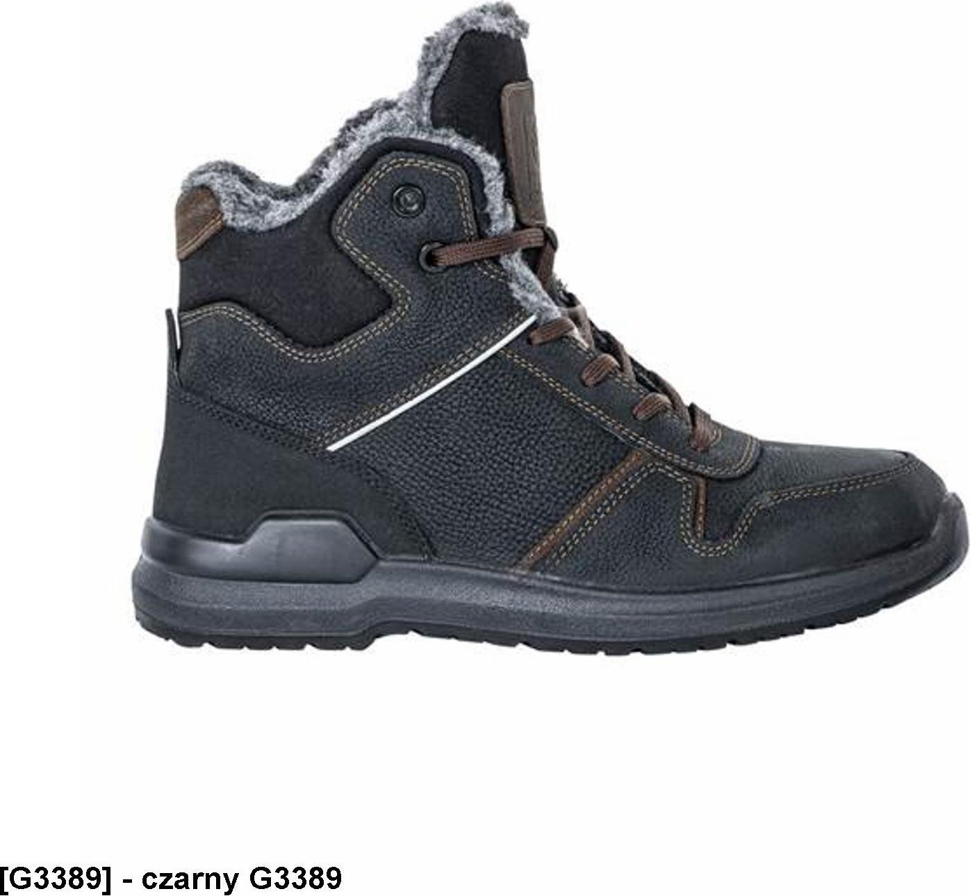 Ardon ARDON MASTERWIN O2 - skólrzane trzewiki, odoodporna cholewka, pasek odblaskowy na cholewce 37