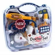 Zabawy w naśladowanie dorosłych - ZESTAW LEKARZA W WALIZCE MAŁY DOKTOR SZPITAL DLA LALEK MISIÓW - miniaturka - grafika 1