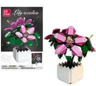 Klocki - Coil Klocki kwiaty lilie Azalie w doniczce 698 el. - miniaturka - grafika 1