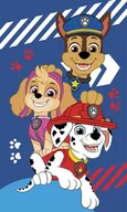 Okrycia kąpielowe dla dzieci - Ręczniczek do przedszkola 30x50 Psi Patrol niebieski dziecięcy bawełniany JF24 - miniaturka - grafika 1