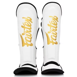 Fairtex Booster Ochraniacze Piszczeli FXB-SG White - Ochraniacze do sportów walki - miniaturka - grafika 1