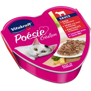 Vitakraft POESIE mokra karma dla kota cielęcina z serem 85g 43169-uniw - Mokra karma dla kotów - miniaturka - grafika 1