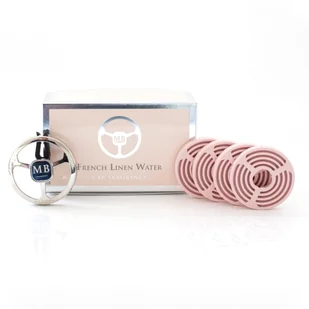Max Benjamin Zestaw Car Fragrance PREMIUM Max Benjamin z 4 wkładami - French Linen Water MB-CARGIFT9 - Zapachy samochodowe - miniaturka - grafika 2
