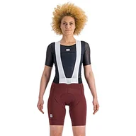 Spodenki damskie - Sportful Damskie szorty Bfp W Bibs, czerwone wino, L - miniaturka - grafika 1