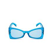Półbuty damskie - Cropp - Niebieskie okulary przeciwsłoneczne - Turkusowy - miniaturka - grafika 1