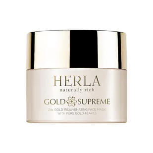 HERLA Herla Gold Supreme Maska odmładzająca do twarzy z płatkami złota 50 ml 7068498 - Maseczki do twarzy - miniaturka - grafika 1
