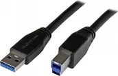 Kable USB - Kabel USB StarTech USB-A - USB-B 5 m Czarny S55057664 - miniaturka - grafika 1