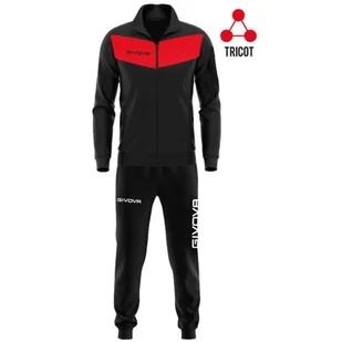 Dres Givova Tuta Visa Black - Dresy męskie - miniaturka - grafika 1