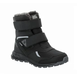 Buty zimowe dla dzieci Jack Wolfskin WOODLAND WT TEXAPORE HIGH VC K black - 30 - Buty dla dziewczynek - miniaturka - grafika 1