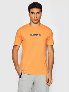 Koszulki męskie - Ellesse T-Shirt Maleli Tee SHK12189 Pomarańczowy Regular Fit - grafika 1