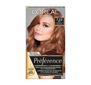 L'OREAL Récital Préférence - 7.23 - DARK ROSE GOLD - Farba do włosów - Trwała koloryzacja - Opalizująco-złocisty blond L'ODGDTOBL - Farby do włosów i szampony koloryzujące - miniaturka - grafika 2