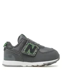 Buty dla chłopców - New Balance Sneakersy NW574DG Szary - miniaturka - grafika 1