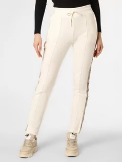 Spodnie sportowe damskie - Guess Damskie spodnie dresowe, beżowy|biały - grafika 1