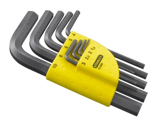 Stanley Zestaw kluczy imbusowych hex typ L 1,5-10mm 10szt. 13-929