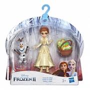 Figurki dla dzieci - Hasbro Figurki Frozen 2 Kraina Lodu II Anna i Olaf - miniaturka - grafika 1
