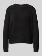 Swetry damskie - Sweter o kroju relaxed fit z okrągłym dekoltem model ‘OLLA’ - miniaturka - grafika 1