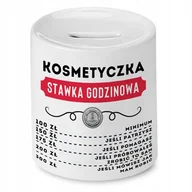 Skarbonki - Dla Kosmetyczki Skarbonka na Urodziny na Prezent z Nadrukiem ze Zdjęciem + Opakowanie na prezent (wzór 01) - miniaturka - grafika 1