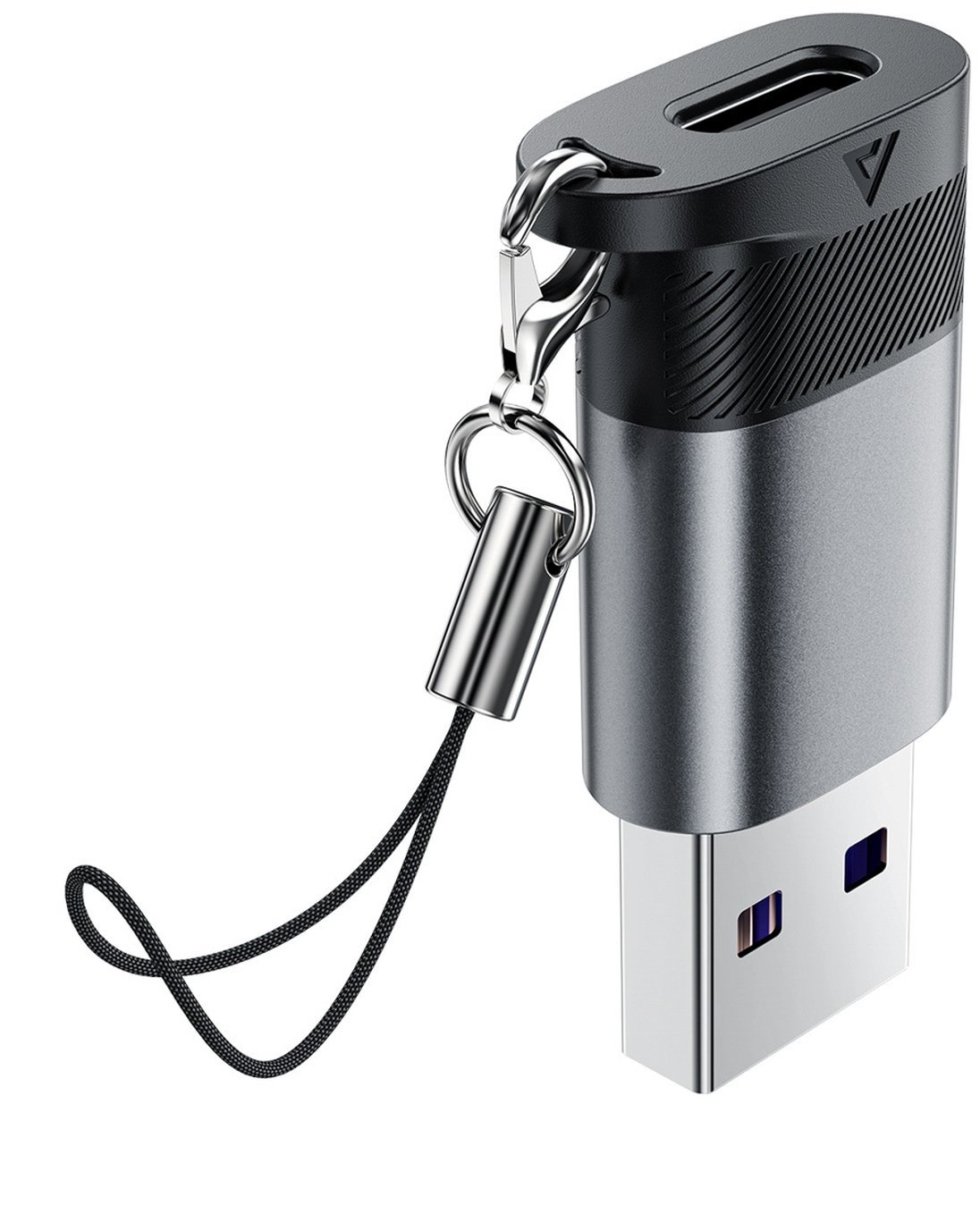 Adapter USB Acefast Adapter USB Acefast J8 USB-C - USB-A - szary