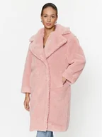 Płaszcze damskie - Guess Płaszcz zimowy W3BL68 WF8R2 Różowy Regular Fit - miniaturka - grafika 1