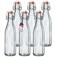 Domowy wyrób alkoholu - Butelka Szklana Na Nalewkę Sok Korek 0,75L 6Szt - miniaturka - grafika 1