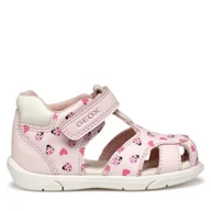 Buty dla dziewczynek - Sandały Geox B Sandal Zapito B556FB 000BC C8175 Różowy - miniaturka - grafika 1