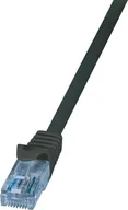 Patchcordy - LogiLink Patchcord CP3083U Cat.6A U/UTP 7,5m czarny CP3083U - miniaturka - grafika 1