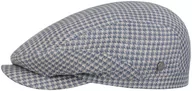 Czapki męskie - Kaszkiet Reynoldsville Houndstooth by Lierys, beżowo-niebieski, XL (60-61 cm) - miniaturka - grafika 1