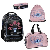 Zestawy szkolne - Zestaw szkolny 4-elementowy plecak Stitch One of a kind Paso dla dziewczynki - miniaturka - grafika 1