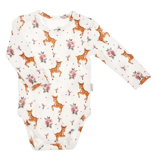 BODY DŁUGI RĘKAW DLA DZIEWCZYNKI NICOL 216095 R.86 (12-18MIES) - Body dla niemowląt - miniaturka - grafika 1