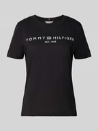 Koszulki i topy damskie - T-shirt o kroju regular fit z czystej bawełny - miniaturka - grafika 1