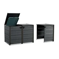 Skrzynie ogrodowe - Curver Schowek na pojemnik zewnętrzny - akcesoria 240 L szary - miniaturka - grafika 1