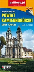 PRACA ZBIOROWA Mapa turystyczna - Powiat Kamiennogorski 1:40 000 - Przewodniki - miniaturka - grafika 2