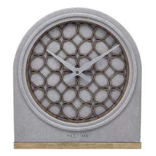 Nextime Zegar stołowy Concrete Love 5205BR - Zegary - miniaturka - grafika 1