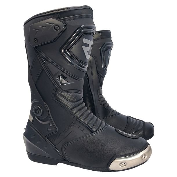 RIDA RACING Buty Motocyklowe Sportowe Długie Motor Skórzane Czarne r. 46