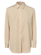 Koszule damskie - Calvin Klein - Bluzka damska, beżowy - miniaturka - grafika 1