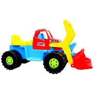 Jeździki dla dzieci - Samochód koparka jeździk duże koła regulacja łopat - miniaturka - grafika 1